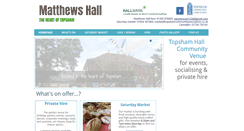 Desktop Screenshot of matthewshalltopsham.co.uk