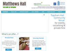 Tablet Screenshot of matthewshalltopsham.co.uk